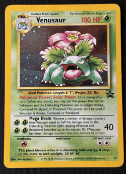 Pokemon Venusaur WOTC Black Star Promo 13/53 (MP - Moderately Played) - Image 5