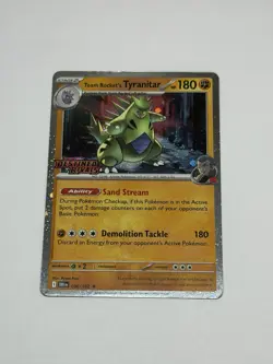 Pokemon TCG - Team Rocket's Tyranitar Stamped Promo 096/182 Destined Rivals NM/M - Image 1