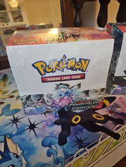 Pokemon TCG Temporal Forces Booster Box 36 Packs FACTORY SEALED + Acrylic Case - Image 1