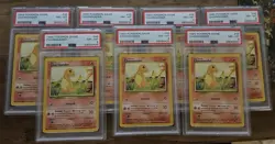 1999 Pokemon Base Set Unlimited Charmander #46 PSA 8 NM-MT - Image 3