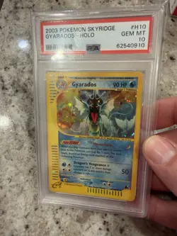 2003 POKEMON SKYRIDGE #H10 GYARADOS-HOLO PSA 10 - Image 3