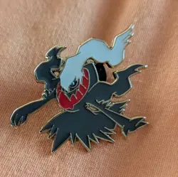 Mythical Darkrai Official Pokemon Collectors Enamel Metal Pin 2016 TCG - Image 1
