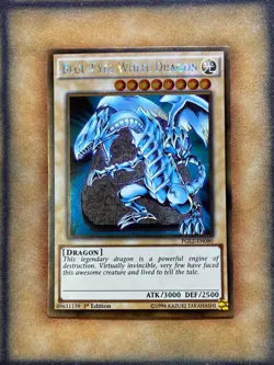 Yugioh Blue-Eyes White Dragon PGL2-EN080 Gold Rare 1st Ed NM - Image 1