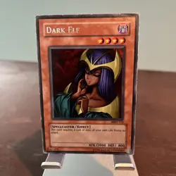 Moderately Played, English Yu Gi Oh Dark Elf - MRD-113 Rare - Unlimited Edition - Image 1
