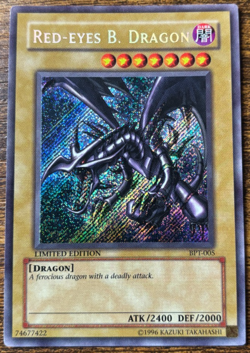 Yugioh!: Red-Eyes B. Dragon - (BPT-005) - Foil / MP - Limited Edition - Image 3