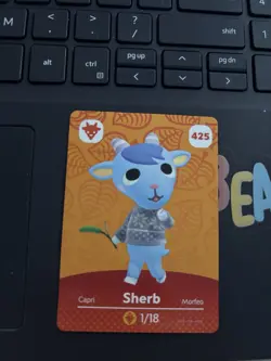 Sherb #425 Amiibo Card Animal Crossing Series 5 - Image 1