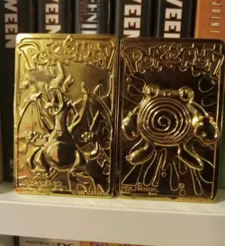 Pokemon Gold Plated Promo Card "CHARIZARD" Burger King Promotion 1999 - Image 1
