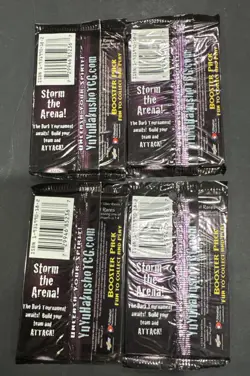 Lot of 4 Yu Yu Hakusho Ghost Files Dark Tournament Booster Trading Card Packs +2 - Image 2