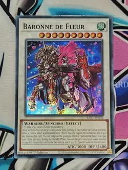 RA01-EN034 Baronne de Fleur :: Super Rare 1st Edition YuGiOh Card - Image 1
