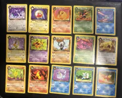 1 Short From Complete Team Rocket Non Holo Set LP-NM 64 Cards WOTC Pokemon - Image 3