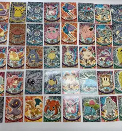 LOT OF 123 TOTAL POKEMON CARDS. 96 TV ANIMATION - 16 TV SERIES - 8 M (CP3015293) - Image 3