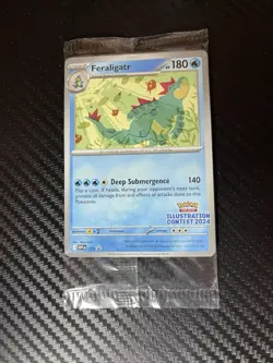 Pokemon TCG Illustration Contest 2024 Promo Cards 3 Pack SEALED - Image 1