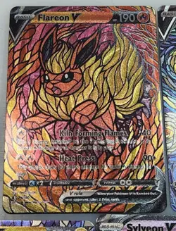 9x Lot Eeveelution Eevee CUSTOM Stained Glass Holo Van Gogh Shiny Sparkle Cards - Image 5
