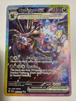 Pokemon TCG Hydreigon Ex SIR 240/191 Surging Sparks Near Mint Raw Card - Image 1