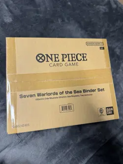 SEALED One Piece Card Game Seven Warlords Of The Sea Binder Set - ENGLISH - Image 1