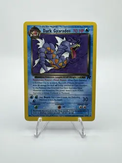 Pokemon Dark Gyarados Non Holo Rare Team Rocket Trading Card 25/82 Near Mint - Image 1
