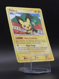 Pichu 25/99 - Arceus Regular Rare - LP Pokemon Card TCG 2009 - Image 3