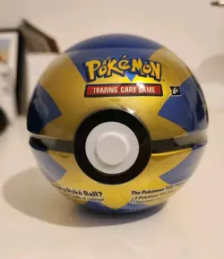 Pokemon Card Game Poke Ball Tin - Booster Packs & Collectible Tin Inside - Image 1