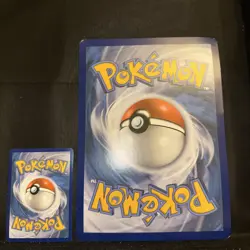 Pokemon Pikachu holographic EX XY124 Black Star Promo Card 2016 std & oversized - Image 4