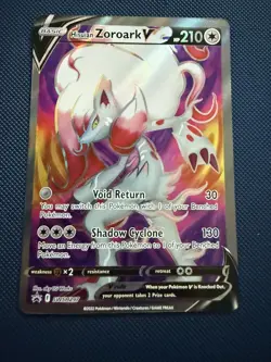Pokemon - Hisuian Zoroark V - SWSH297 - Black Star Promo - Full Art Card - Image 1