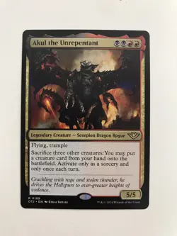 Akul the Unrepentant MTG Magic the Gathering Card NM Near Mint OTJ - Image 1
