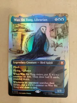 🔥 Wan Shi Tong, Librarian M Foil #320 | TLA Avatar: The Last Airbender | MTG - Image 1