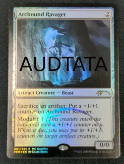 mtg magic arcbound ravager FOIL ENGLISH promo JUDGE DCI devastateur entravarc - Image 1
