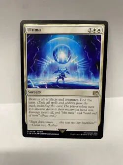MTG Magic The Gathering Ultima Foil FIN Rare White Sorcery Final Fantasy - Image 1