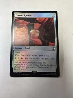 Instant Ramen LP Final Fantasy Foil Magic The Gathering Mtg Lightly Played - Image 1