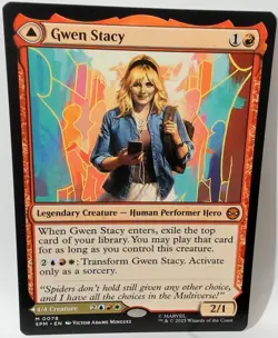Gwen Stacy // Ghost-Spider Marvel's Spider-Man Regular NM/M 0078 SPM MTG - Image 1