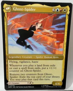 Gwen Stacy // Ghost-Spider Marvel's Spider-Man Regular NM/M 0078 SPM MTG - Image 2