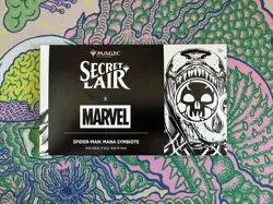 MTG Secret Lair x Marvel's Spider-Man: Mana Symbiote Raised Foil Edition Sealed - Image 1