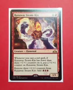 Magic the Gathering Runaway Steam-Kin Guilds of Ravnica Rare MTG - Image 1