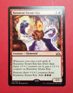 Magic the Gathering Runaway Steam-Kin Guilds of Ravnica Rare MTG - Image 2