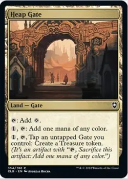 Heap Gate (Foil, #354, NM) Commander Legends: Battle for Baldur's Gate (CLB) - Image 1