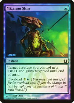 MTG FOIL Mizzium Skin - Return to Ravnica #45 - NM - Image 1
