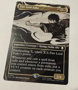 MTG Fire Lord Zuko (Borderless) - Avatar: The Last Airbender # 315 NM - Image 1