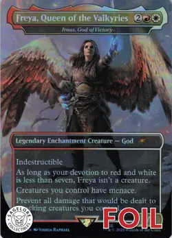 MTG Freya Queen of the Valkyries (2215) | NM Foil | Secret Lair God of War {SLD} - Image 1