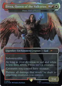 MTG Freya Queen of the Valkyries (2215) | NM Foil | Secret Lair God of War {SLD} - Image 2