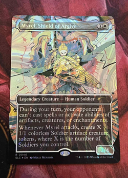 Myrel, Shield of Argive - Halo Foil Secret Lair Countdown Kit - Image 1