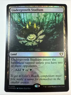 Undergrowth Stadium - Foil Commander Legends Magic mtg Light Play, English x1 - Image 1