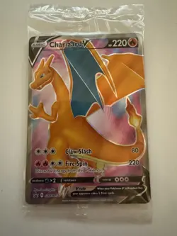 Pokemon TCG Charizard V SWSH050 SEALED Black Star Promo Sword & Shield - Image 1
