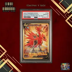 🇫🇷 ELECTHOR GOLD PSA 10 - STARS ETINCELANTES 182/172 EB FR Carte Pokemon 🇫🇷 - Image 2