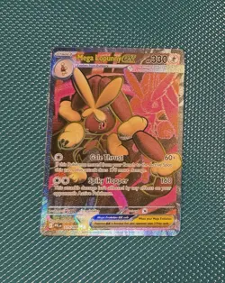 Pokemon TCG Mega Lopunny ex 115/094 Holo Phantasmal Flames Full Art Ultra Rare - Image 1
