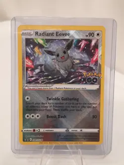 Pokemon TCG Radiant Eevee SWSH230 Pokemon Go promo - Image 1