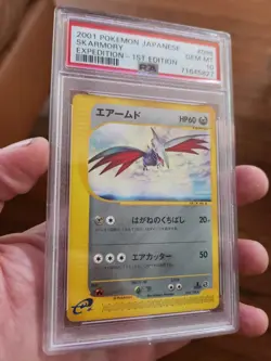 (POP 29) PSA 10 GEM MINT Skarmory Pokemon Japanese 096/128 Expedition 63/165 - Image 1