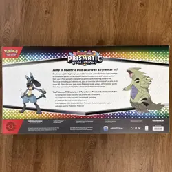 Pokemon Prismatic Evolutions Lucario/Tyranitar EX Prem Collection(FREE SHIPPING) - Image 2