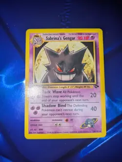 Pokemon Sabrina's Gengar 29/132 Gym Challenge 1st Edition -Regular - Image 2