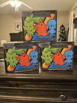 Pokemon Paldea Evolved Elite Trainer Box ETB Lot of 3 FACTORY SEALED Brand New - Image 1