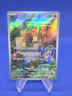 Pokemon Scarlet & Violet Obsidian Flames ETB Charmander 044 Black Star Promo NM - Image 1